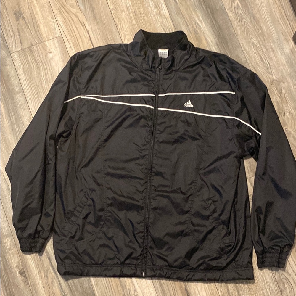 Adidas Windbreaker Men's Black Jacket